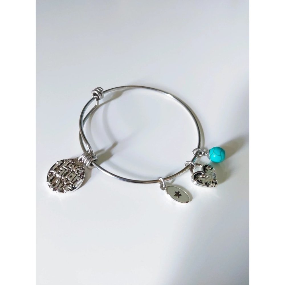 "Live laugh love" charm bracelet